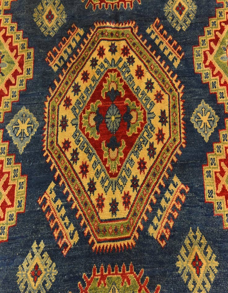 Detail image of  5' x 6' 7  Hand Knotted Kazak Rug