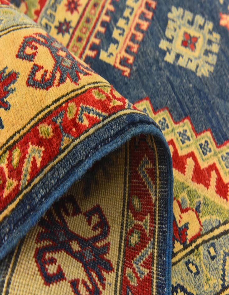 Detail image of  5' x 6' 7  Hand Knotted Kazak Rug