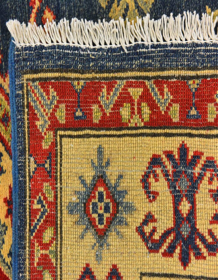 Detail image of  5' x 6' 7  Hand Knotted Kazak Rug