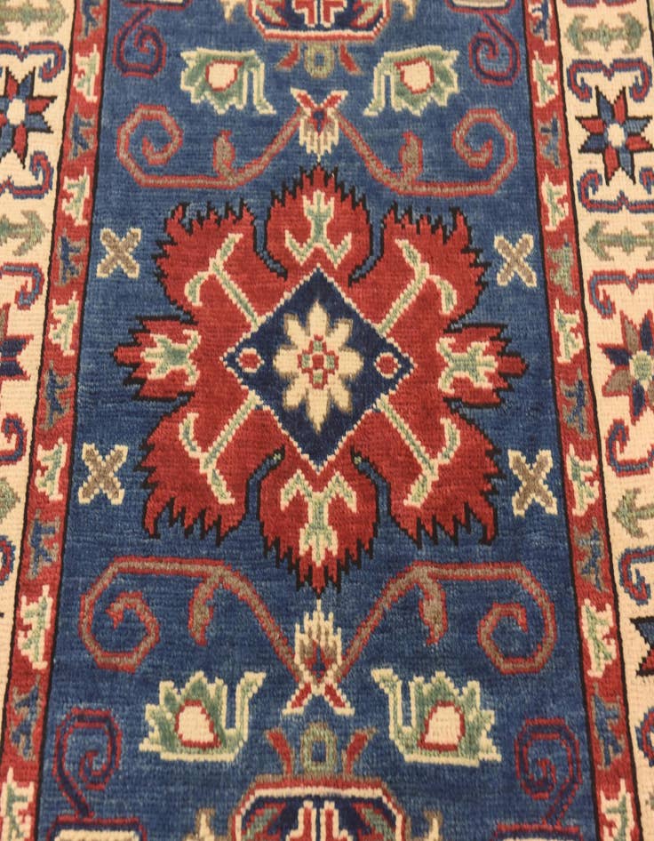 Detail image of  2' 9 x 4' 1  Hand Knotted Kazak Rug