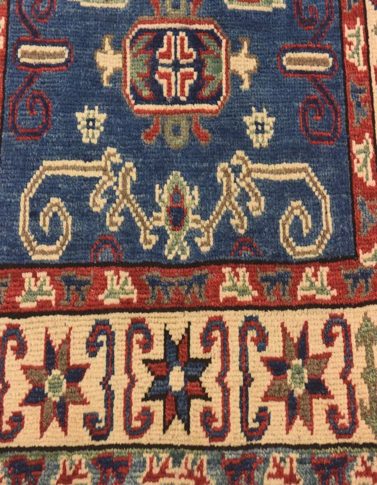 Detail image of  2' 9 x 4' 1  Hand Knotted Kazak Rug
