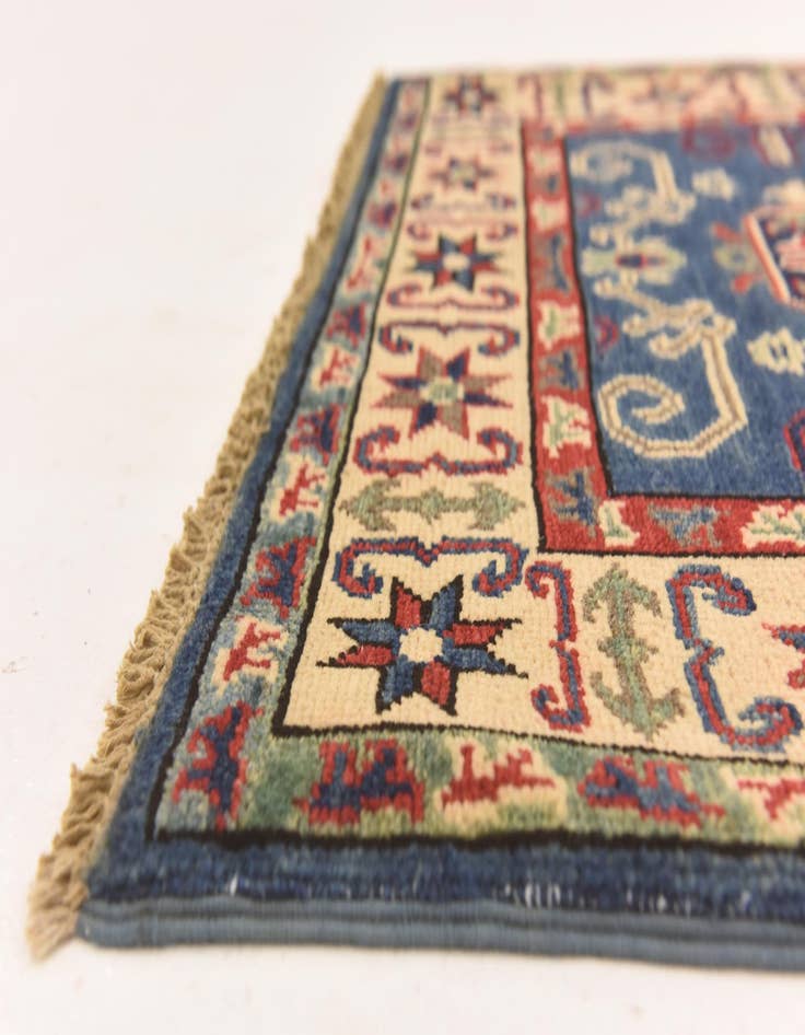 Detail image of  2' 9 x 4' 1  Hand Knotted Kazak Rug
