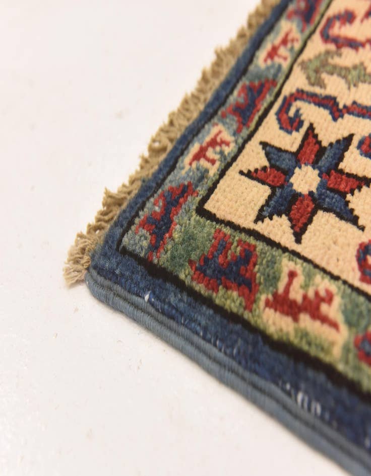 Detail image of  2' 9 x 4' 1  Hand Knotted Kazak Rug