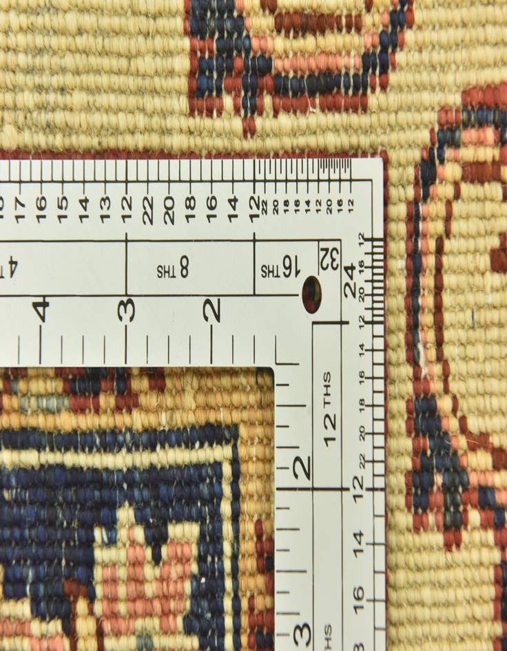 Detail image of  4' 1 x 6'  Hand Knotted Kazak Rug