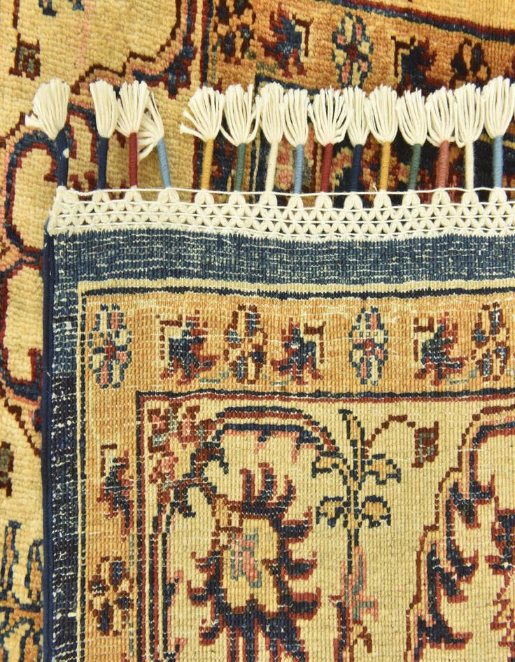 Detail image of  4' 1 x 6'  Hand Knotted Kazak Rug