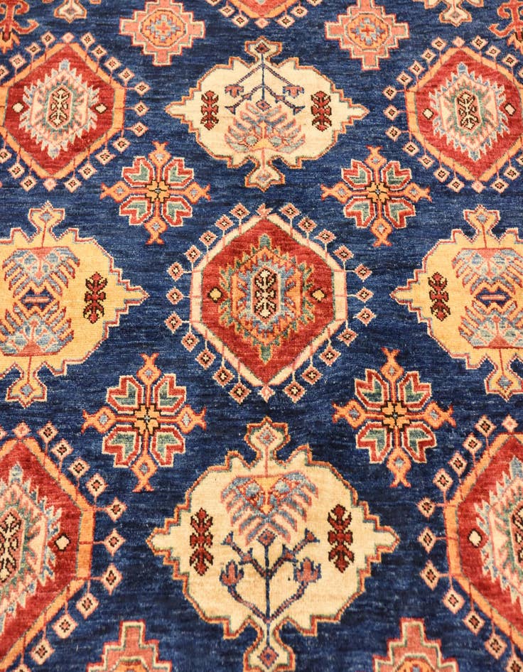 Detail image of  6' 6 x 10'  Hand Knotted Kazak Oriental Rug