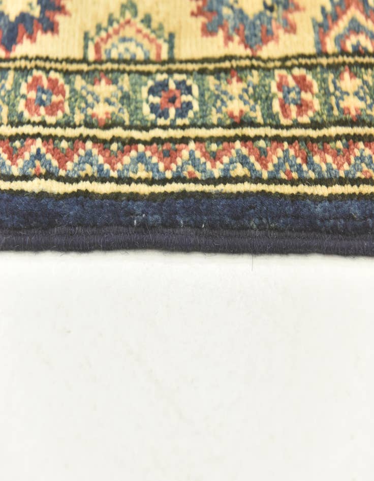 Detail image of  4' 1 x 6'  Hand Knotted Kazak Rug