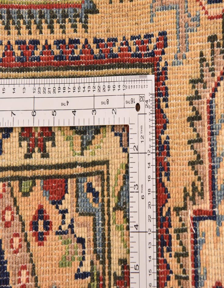 Detail image of  6' 6 x 9' 8  Hand Knotted Kazak Rug