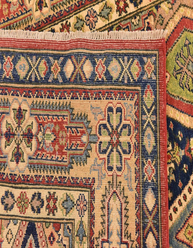 Detail image of  6' 6 x 9' 8  Hand Knotted Kazak Rug