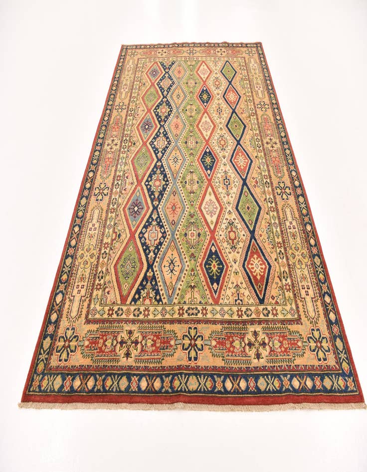 Detail image of  6' 6 x 9' 8  Hand Knotted Kazak Rug