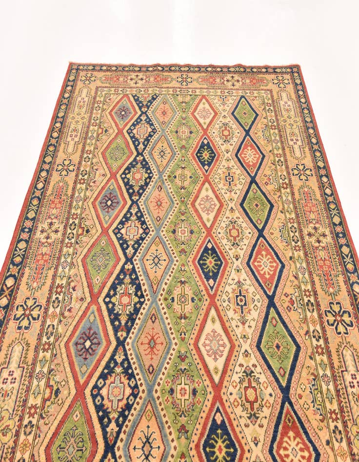 Detail image of  6' 6 x 9' 8  Hand Knotted Kazak Rug