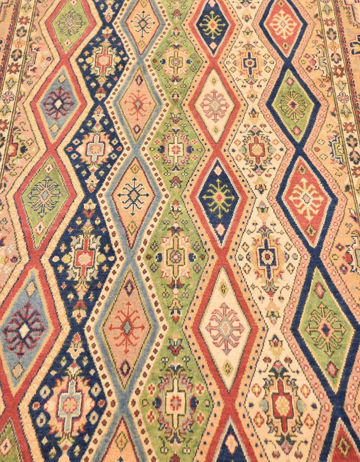 Detail image of  6' 6 x 9' 8  Hand Knotted Kazak Rug