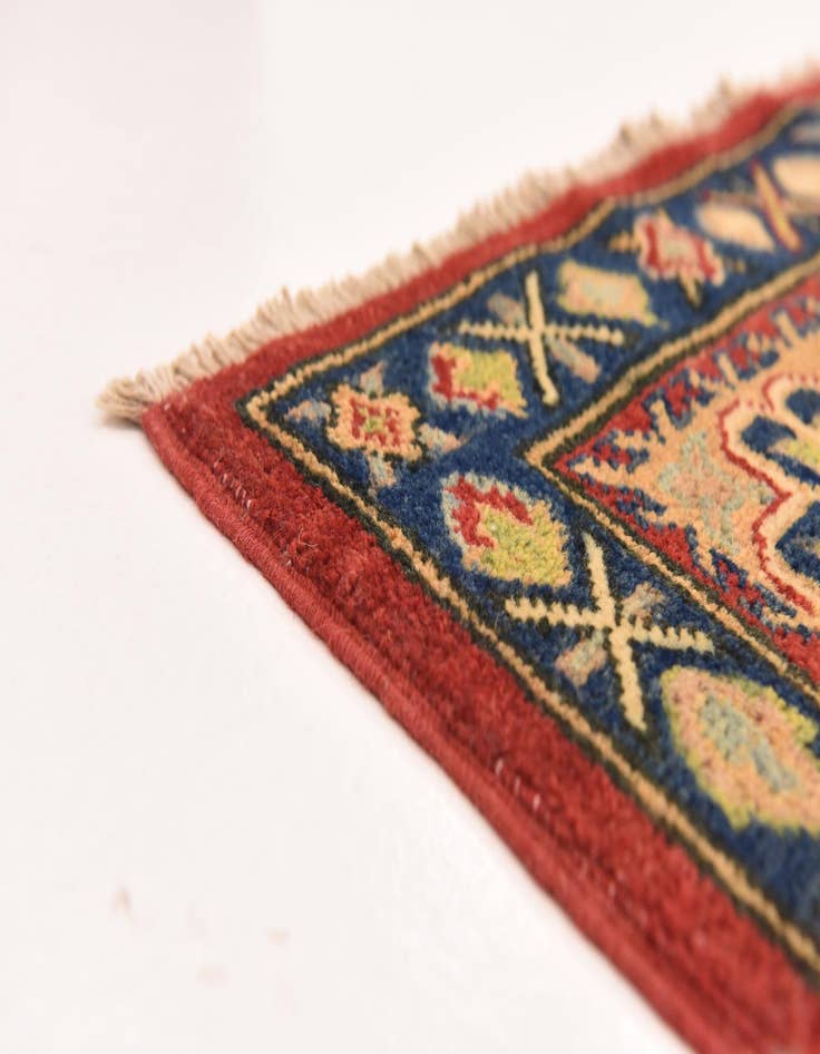 Detail image of  6' 6 x 9' 8  Hand Knotted Kazak Rug