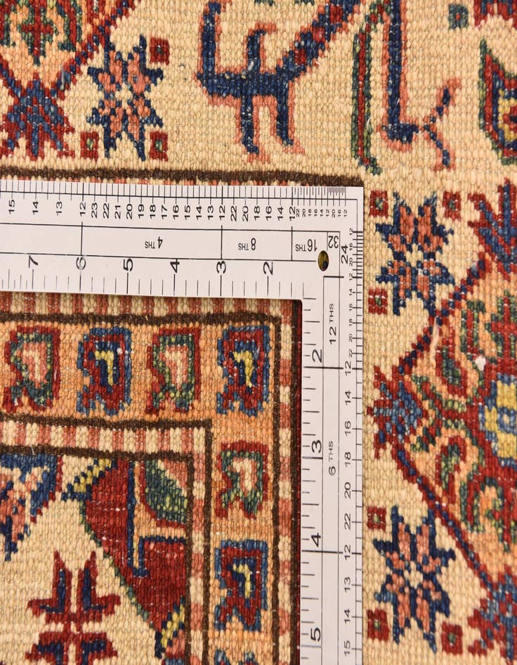 Detail image of  5' 7 x 7' 10  Hand Knotted Kazak Oriental Rug