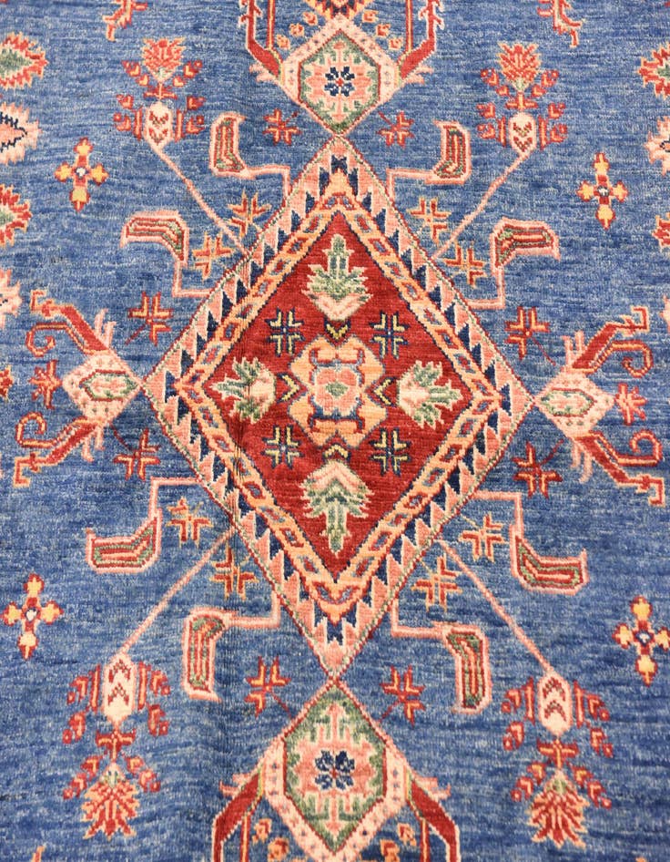 Detail image of  5' 7 x 7' 10  Hand Knotted Kazak Oriental Rug