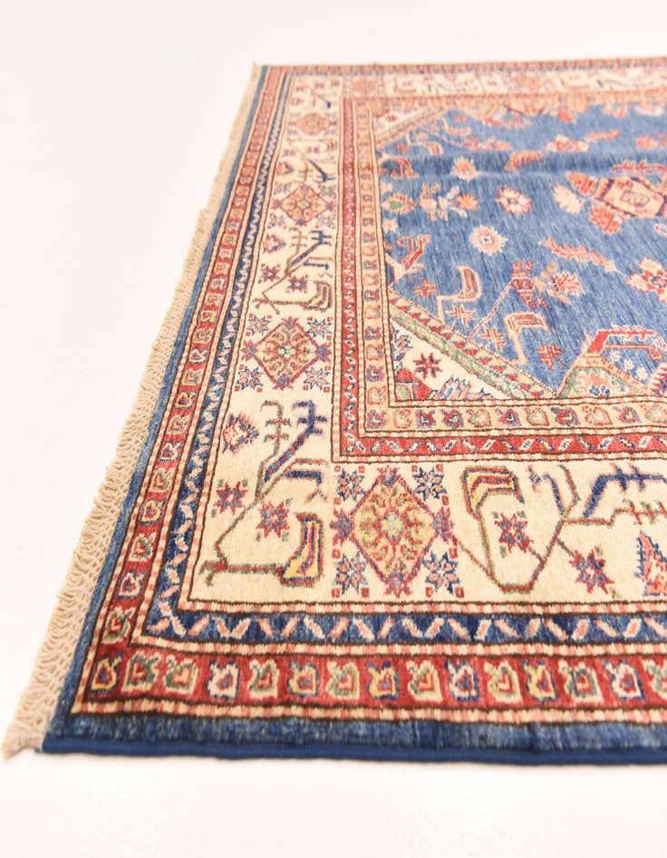 Detail image of  5' 7 x 7' 10  Hand Knotted Kazak Oriental Rug