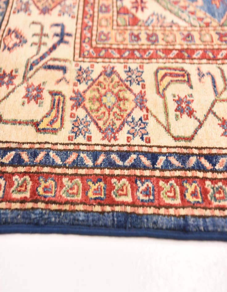 Detail image of  5' 7 x 7' 10  Hand Knotted Kazak Oriental Rug