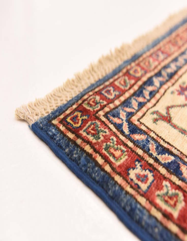 Detail image of  5' 7 x 7' 10  Hand Knotted Kazak Oriental Rug