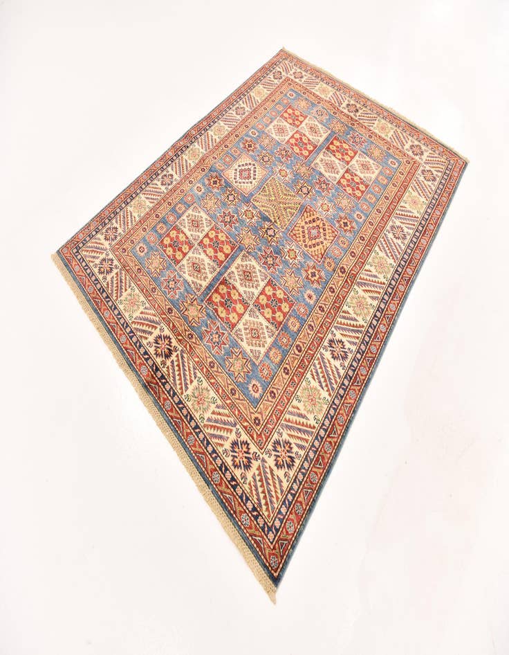 Detail image of  5' 9 x 7' 4  Hand Knotted Kazak Oriental Rug