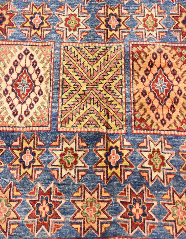 Detail image of  5' 9 x 7' 4  Hand Knotted Kazak Oriental Rug