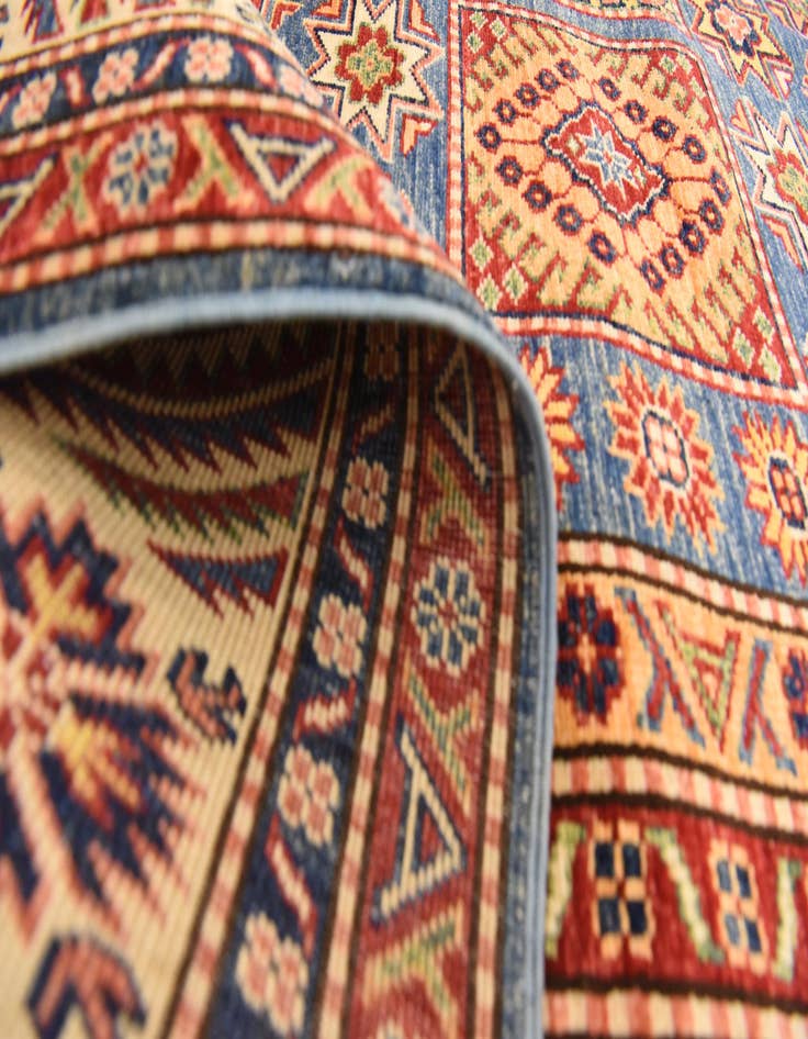 Detail image of  5' 9 x 7' 4  Hand Knotted Kazak Oriental Rug