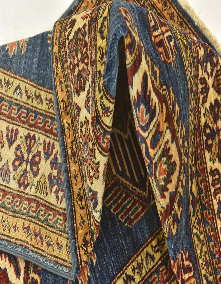 Detail image of  3' 5 x 4' 10  Hand Knotted Kazak Oriental Rug