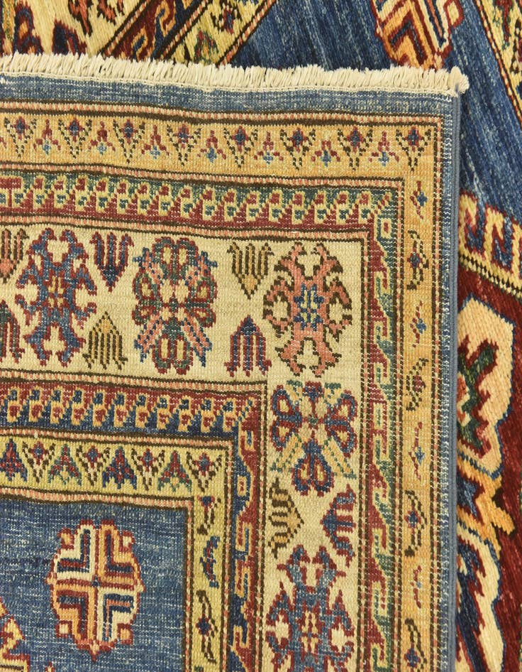 Detail image of  3' 5 x 4' 10  Hand Knotted Kazak Oriental Rug