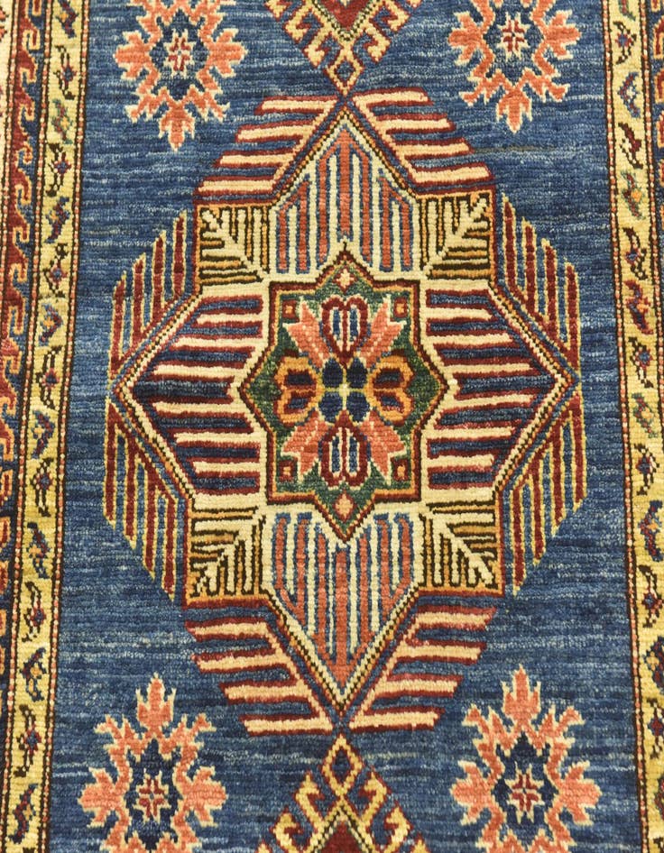 Detail image of  3' 5 x 4' 10  Hand Knotted Kazak Oriental Rug