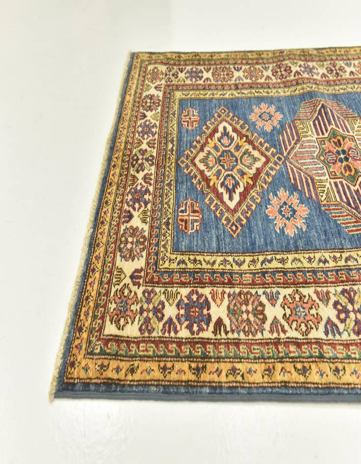 Detail image of  3' 5 x 4' 10  Hand Knotted Kazak Oriental Rug