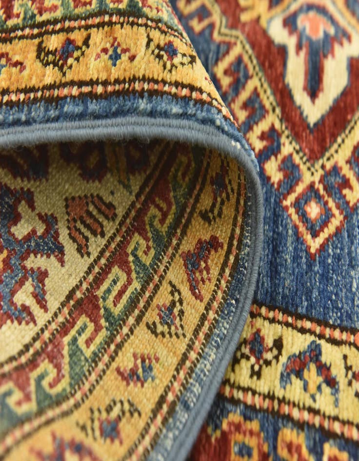 Detail image of  3' 5 x 4' 10  Hand Knotted Kazak Oriental Rug
