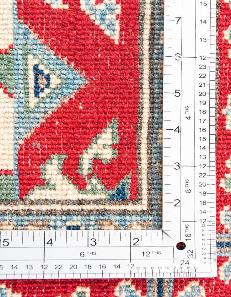 Detail image of  5' x 6' 8  Hand Knotted Kazak Rug