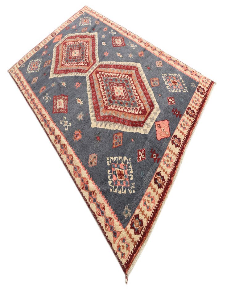 Detail image of  6' 3 x 9' 10  Hand Knotted Kazak Rug