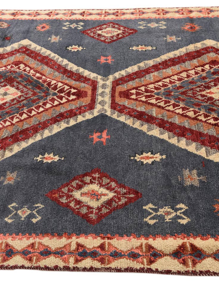 Detail image of  6' 3 x 9' 10  Hand Knotted Kazak Rug