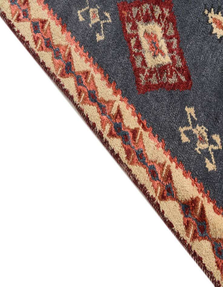 Detail image of  6' 3 x 9' 10  Hand Knotted Kazak Rug