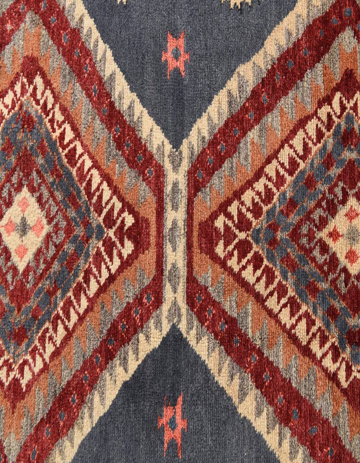 Detail image of  6' 3 x 9' 10  Hand Knotted Kazak Rug