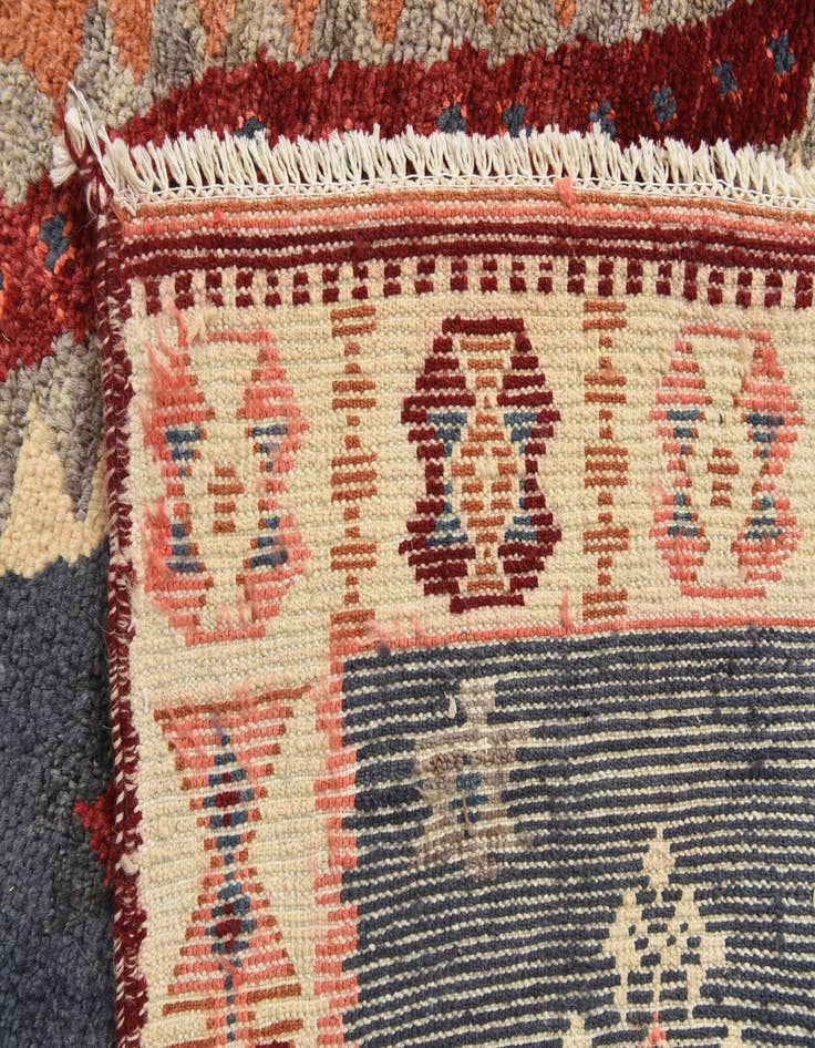 Detail image of  6' 3 x 9' 10  Hand Knotted Kazak Rug