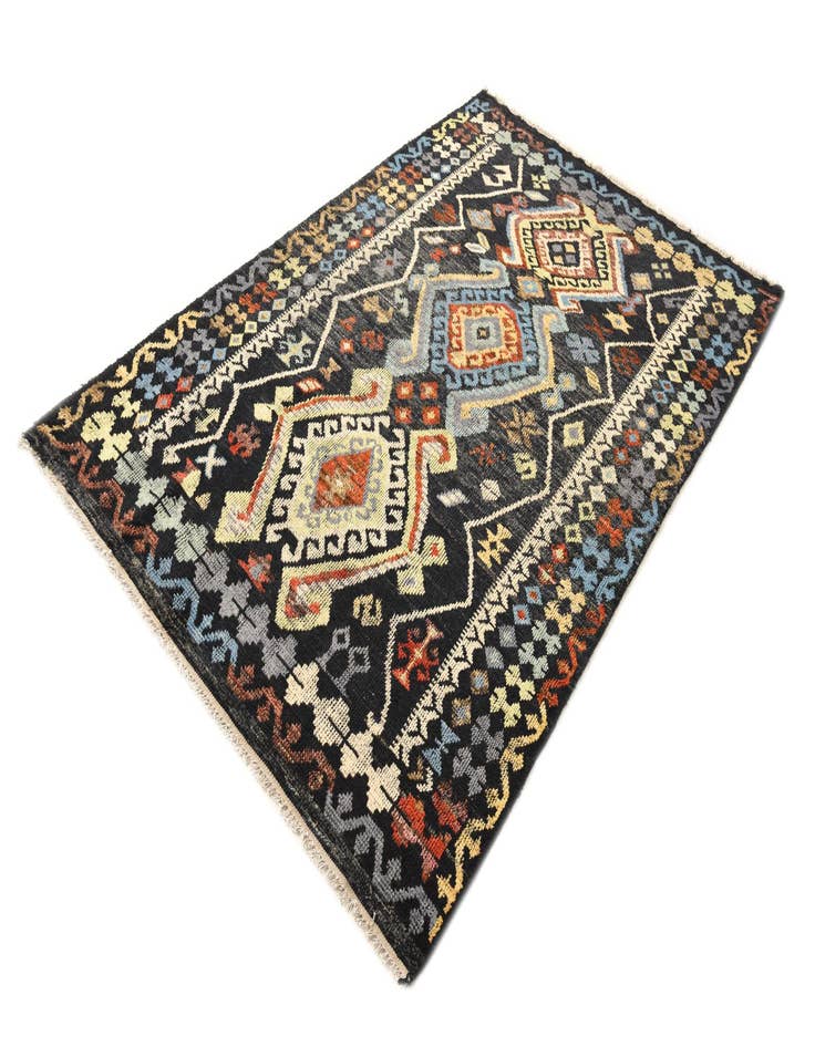 Detail image of  5' 5 x 8' 7  Hand Knotted Kazak Wool Rug