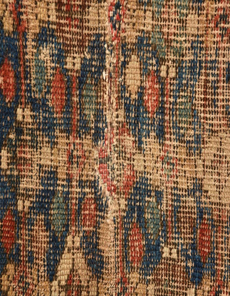 Detail image of  4' 7 x 6' 3  Hand Knotted Kazak Oriental Wool Rug