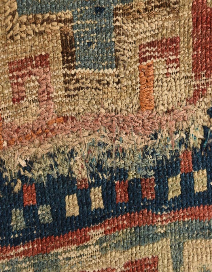 Detail image of  3' 5 x 6' 3  Hand Knotted Kazak Oriental Wool Rug