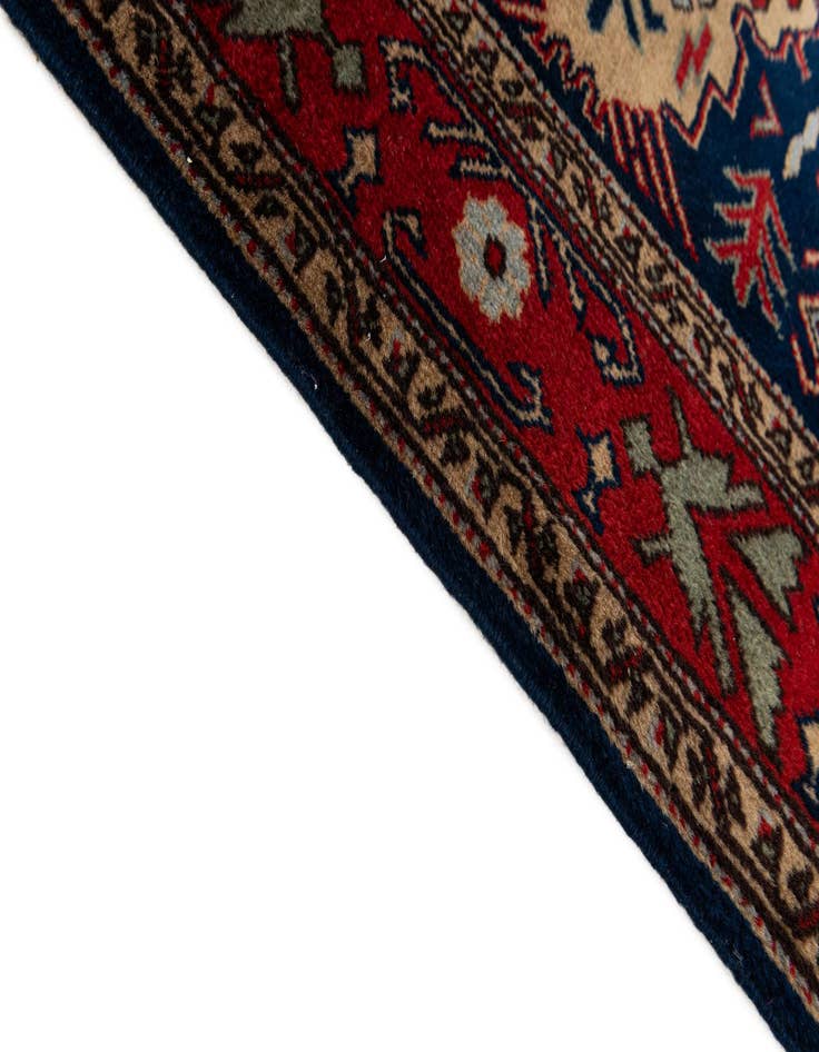 Detail image of  3' 11 x 7' 5  Hand Knotted Kazak Wool Rug