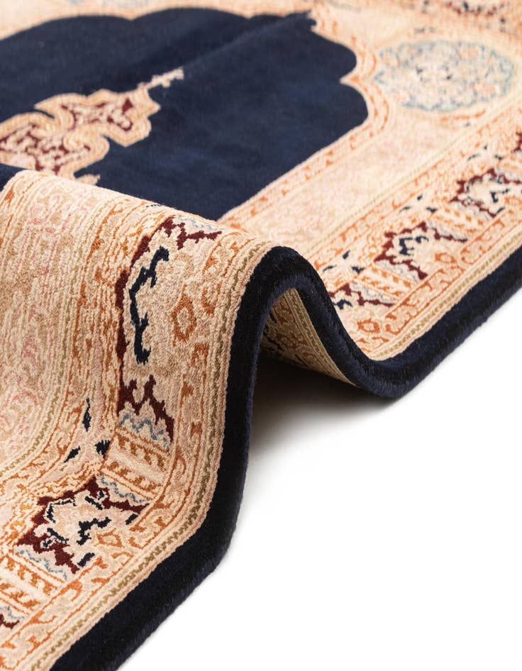 Detail image of  4' 4 x 6' 7  Hand Knotted Kerman Wool Rug