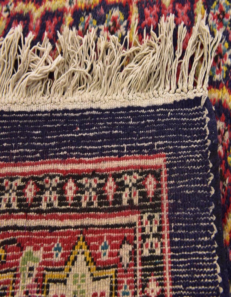 Detail image of  6' 6 x 9' 5  Hand Knotted Kerman Wool Rug