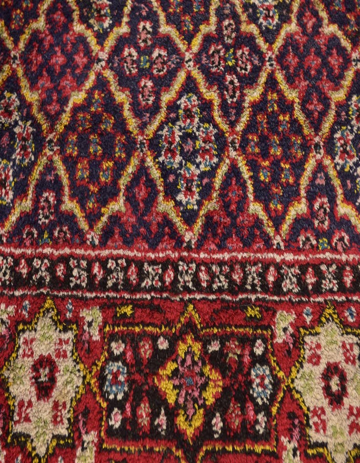 Detail image of  6' 6 x 9' 5  Hand Knotted Kerman Wool Rug
