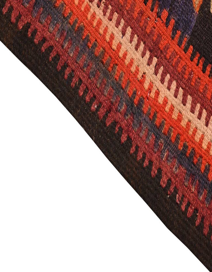 Detail image of  4' 7 x 7' 10  Hand Woven Kilim Fars Wool Rug