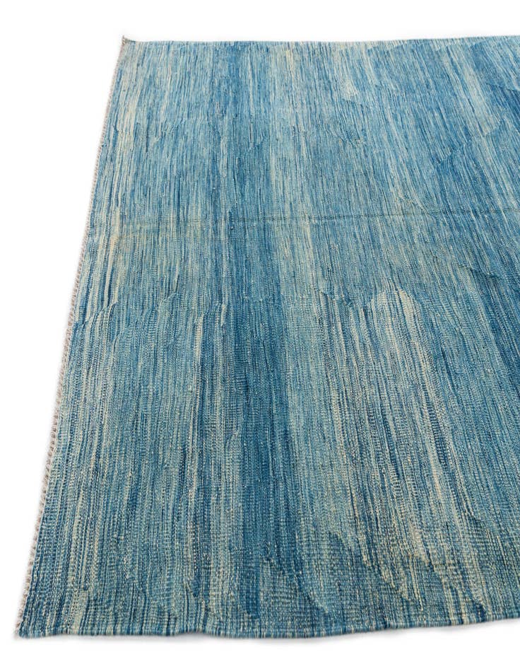 Detail image of  5' 7 x 8' 2  Hand Woven Kilim Modern Wool Rug