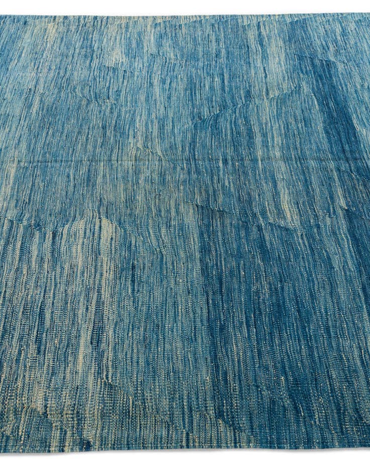 Detail image of  5' 7 x 8' 2  Hand Woven Kilim Modern Wool Rug