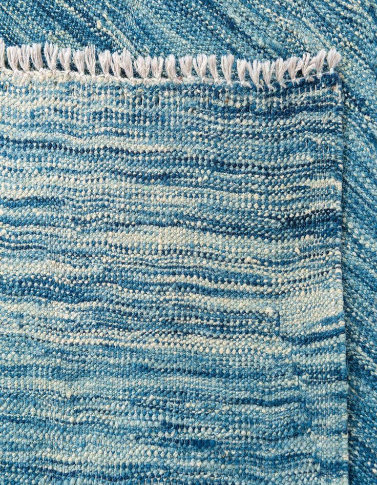 Detail image of  5' 7 x 8' 2  Hand Woven Kilim Modern Wool Rug