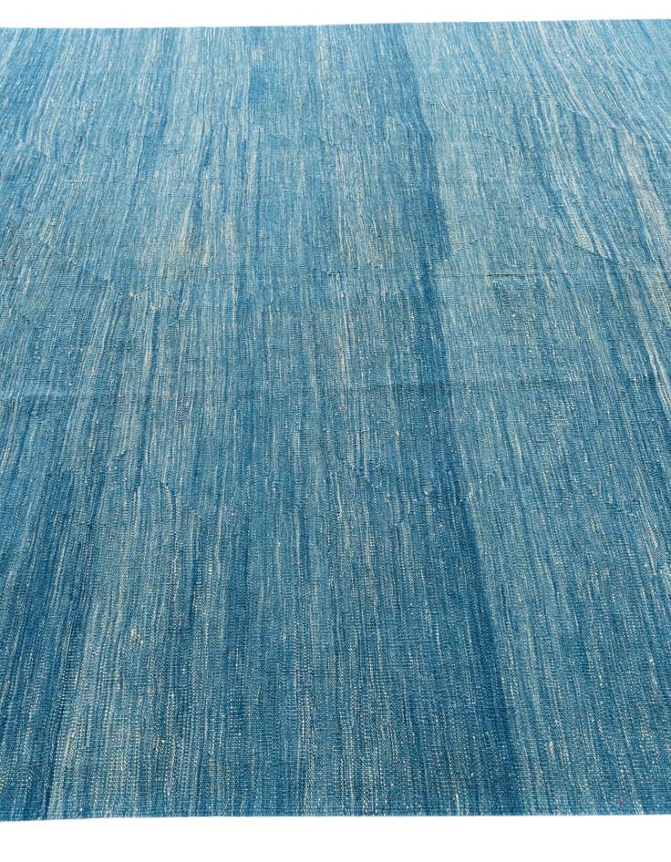 Detail image of  6' 8 x 9' 9  Hand Woven Kilim Modern Wool Rug