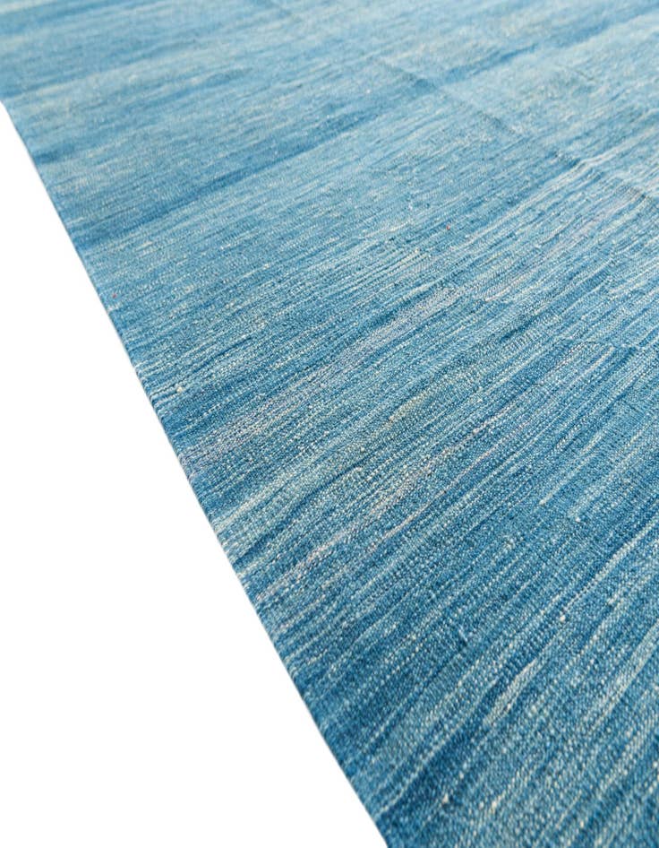 Detail image of  6' 8 x 9' 9  Hand Woven Kilim Modern Wool Rug