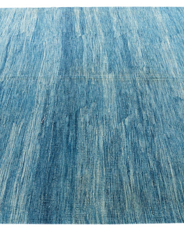 Detail image of  6' 9 x 9' 9  Hand Woven Kilim Modern Wool Rug